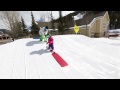 17 month old baby snowboarder "Aspen" featured as Kid of the week at Keystone 1 year old