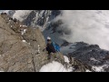 Grandes Jorasses, pointe Walker wingsuit base-jump