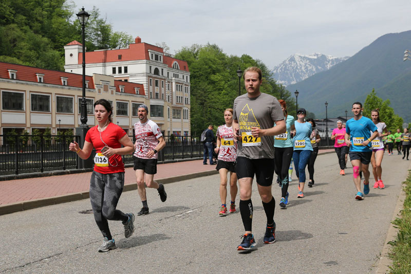 Международный фестиваль бега Rosa Run в горах Сочи