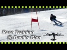 Ski Racing at Devils Glen - Drone Filming