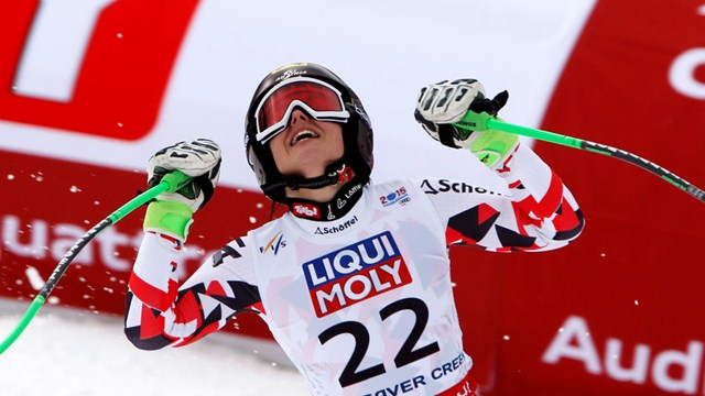 Анна Феннингер - обладательница первой золотой медали на чемпионате мира-2015 по горнолыжному спорту в США