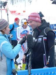 Александр Глебов - чемпион России-2013 в супергиганте