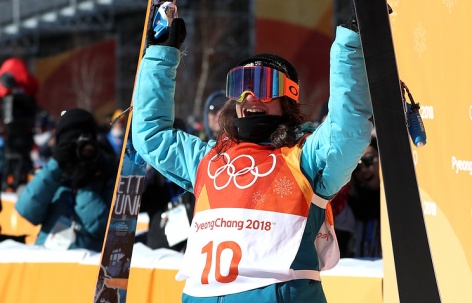 Сара Хёффлин – чемпионка Олимпиады в лыжном в слоуп-стайле