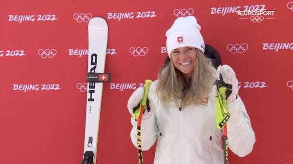 Швейцарка Сутер - олимпийская чемпионка Пекина в скоростном спуске