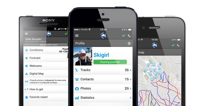 Новое мобильное приложение SKITUDE для горнолыжников