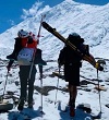 Первый спуск на лыжах с семитысячника Диран