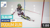 Katharina Liensberger | 2nd place | Zagreb | Women's Slalom | FIS Alpine