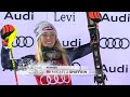 Mikaela Shiffrin makes back-to-back wins! | Levi | FIS Alpine