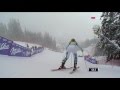 MIKAELA SHIFFRIN - WINNER! WOMEN'S SLALOM  Crans Montana 15.02.2016 RUN 2