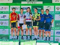 Александра Ушакова и Иван Романов - чемпионы России по маунтинбайку в гонке  короткий круг 