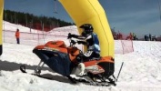 Snowmobile Uphill Race Ural